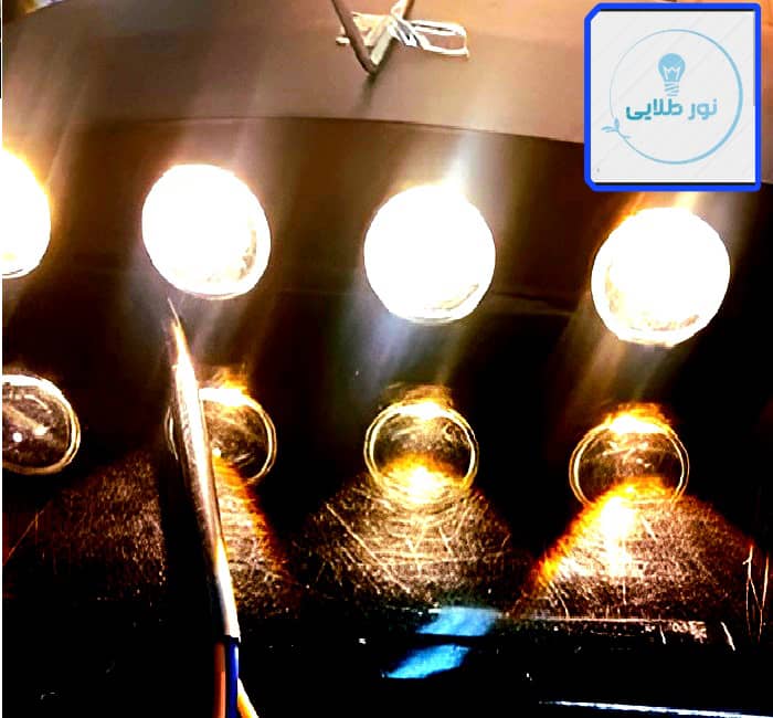 چراغ دکوراتیو 10 وات cob دوطرفه - گلف