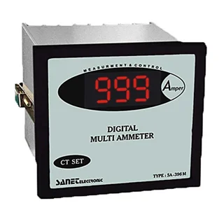 آمپر متر دیجیتال مولتی 48*96 (یک خط) مدل SA-348 صانت الکترونیک - ردیف 7