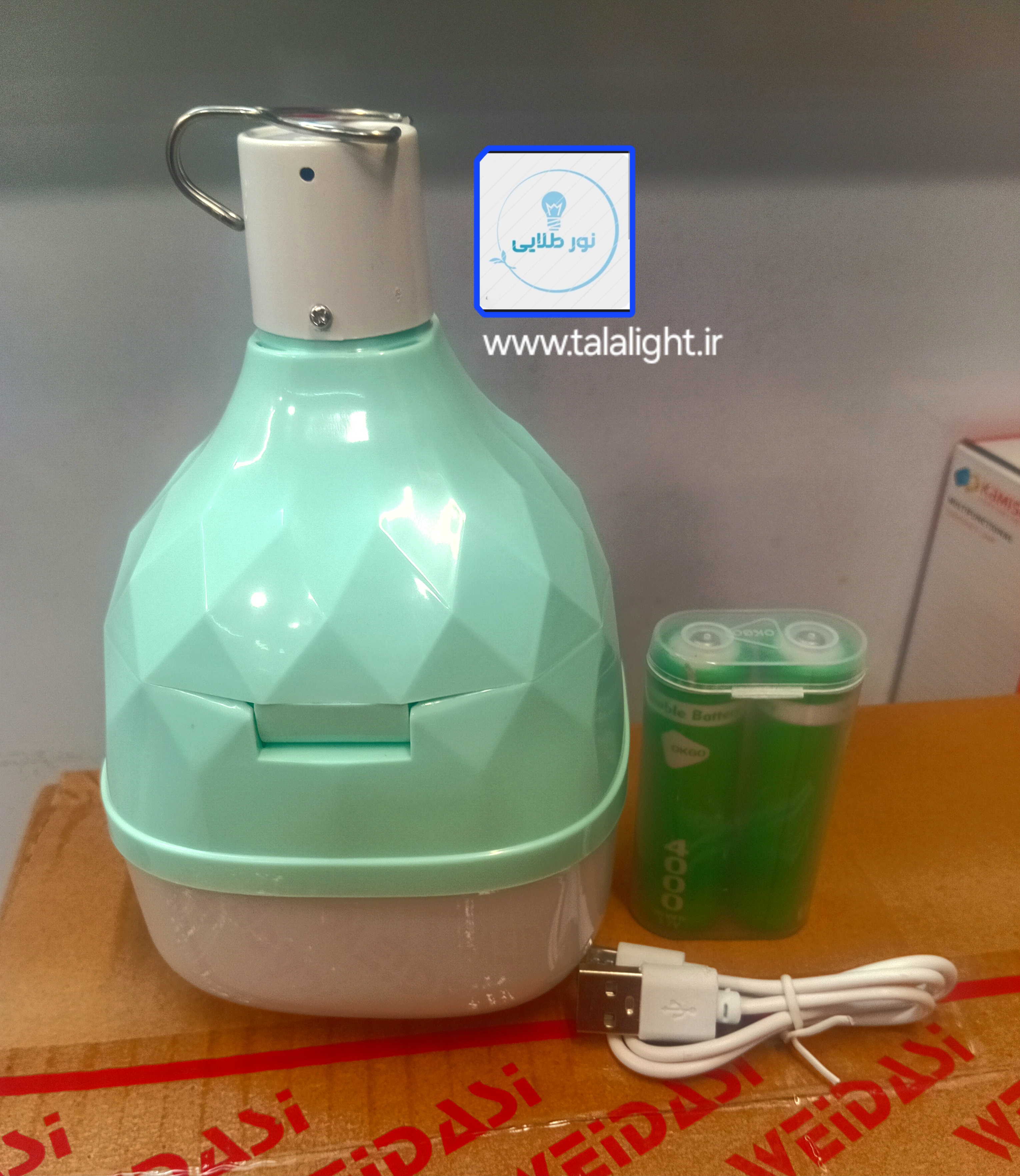 چراغ شارژی آویز مدل ۳۸۳۵
