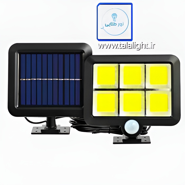 چراغ خورشیدی پنل جدا مدل F120