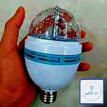 لامپ چرخشی دیسکویی تنه سفید (خرید عمده)